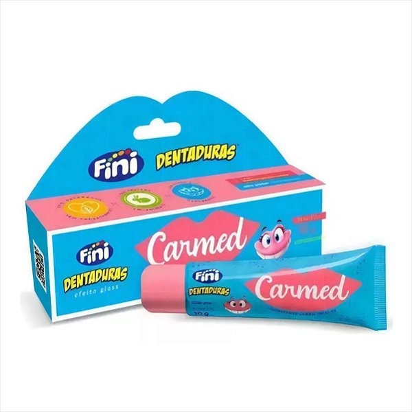 Hidratante Labial Carmed Fini Dentaduras 10g