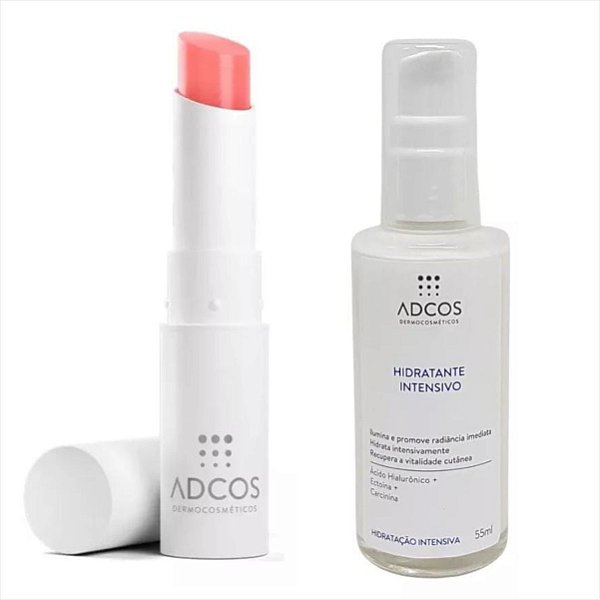 Adcos Kit Facial ( Hidratante Labial e Facial)  2 Produtos