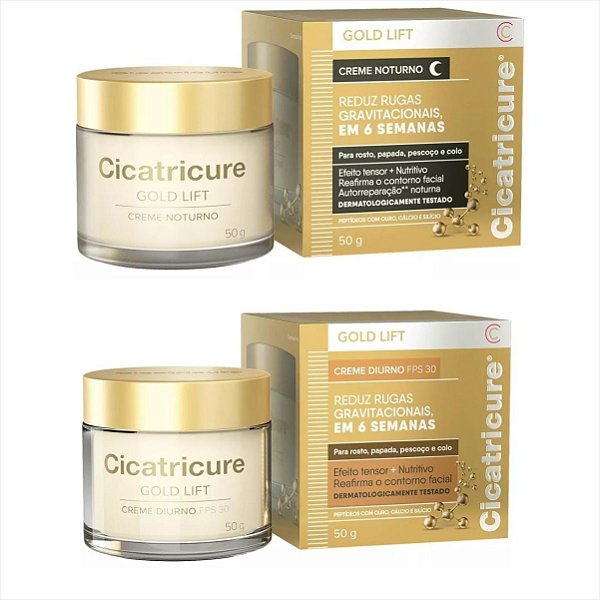Creme Facial Gold Lift Dia/noite Antirrugas 50g Cicatricure