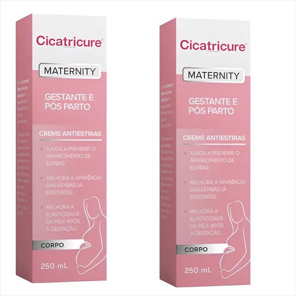 Cicatricure Antiestrias Maternity Gestante E Pós Parto c/2