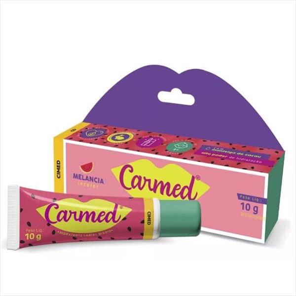 Kit Carmed Gel Dental e Protetor Labial 10g Melância
