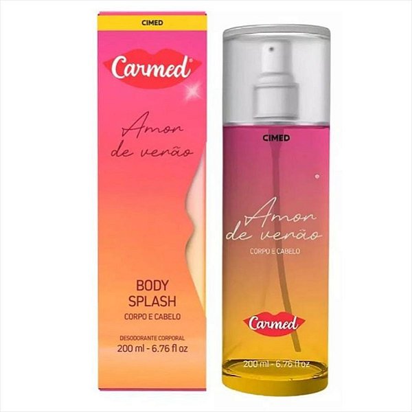 Carmed Body Splash Glow Amor de Verão 200ml Corporal Cabelo