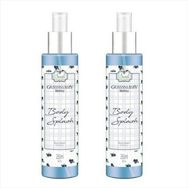Body Splash Giovanna Baby Blueberry 260ml kit c/2