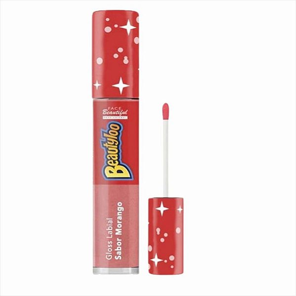 Gloss Labial Beautyloo Sabor Morango 3,8ml com Pantenol
