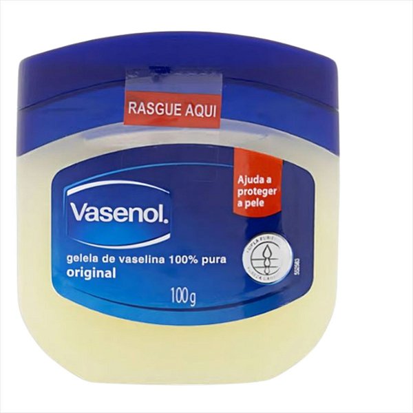 Geleia De Vaselina 100% Pura Original Vasenol Pote 100g