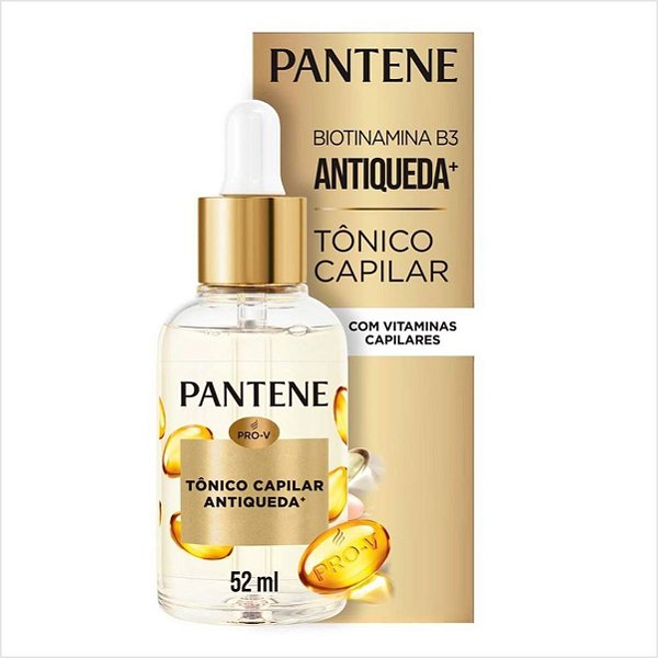Tônico Capilar Pantene Antiqueda Biotinamina B3 52ml kit c/2