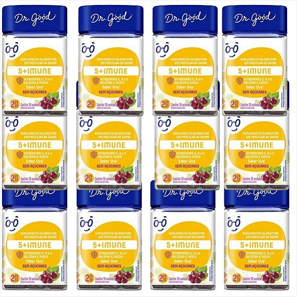 Vitamina C, D, E, Selênio E Zincoc/360 Gomas - Fini Dr Good