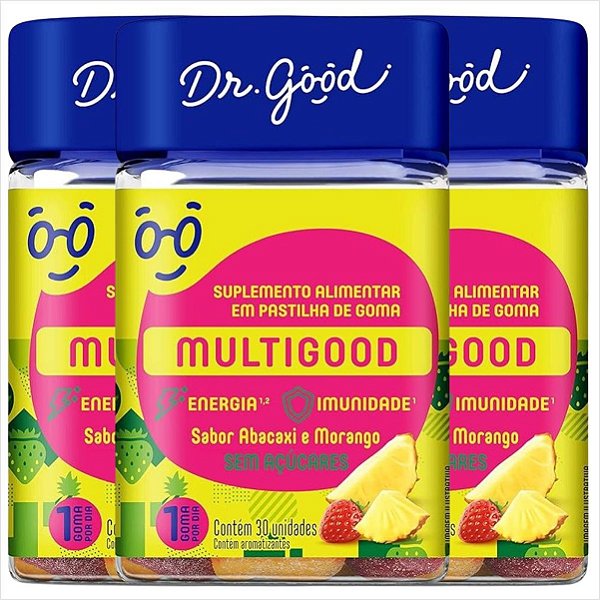 Vitaminas e Minerais Dr Good Fini c/90 Complexo B/C/D