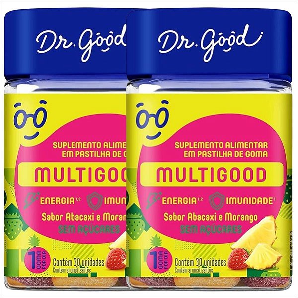 Vitaminas e Minerais Dr Good Fini c/60 Complexo B/C/D