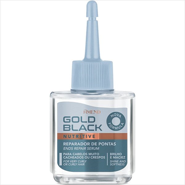 Reparador De Pontas Duplas Amend Gold Black Nutritive 30ml