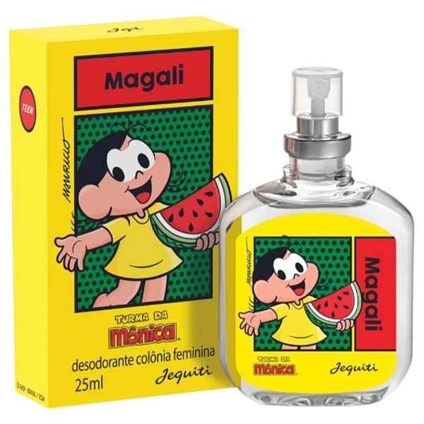 Colônia Magali Turma Da Mônica Jequiti 25ml Cheiro Floral