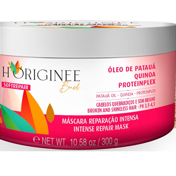 Máscara Reparação Intensa Cabelos Quebradiços c/ Quinoa 300g