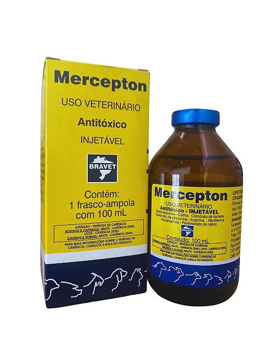 Mercepton Antitóxico Injetável 100 ML