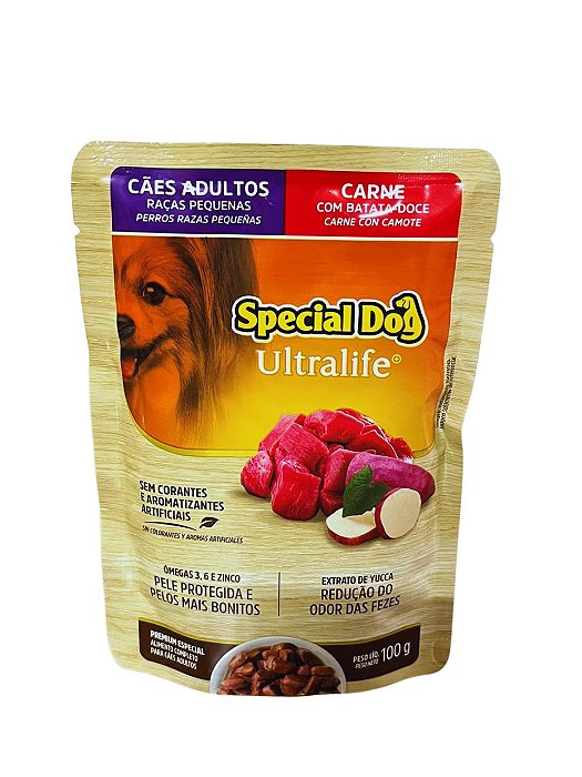 Sache Special Dog Ultralife Raças Pequenas - Carne