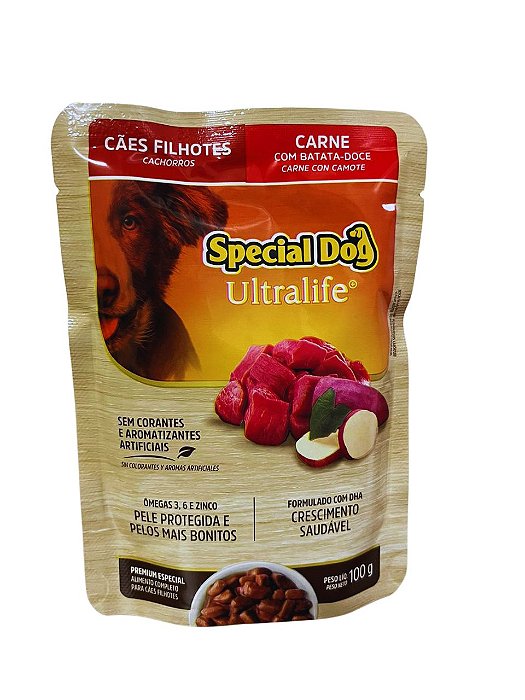 Sache Special Dog Ultralife Filhote - Carne