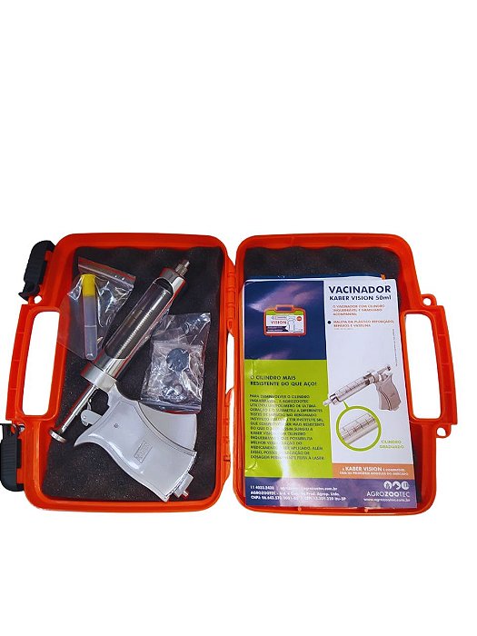 Vacinador Autom. Kaber Vision Cabo - 50ml