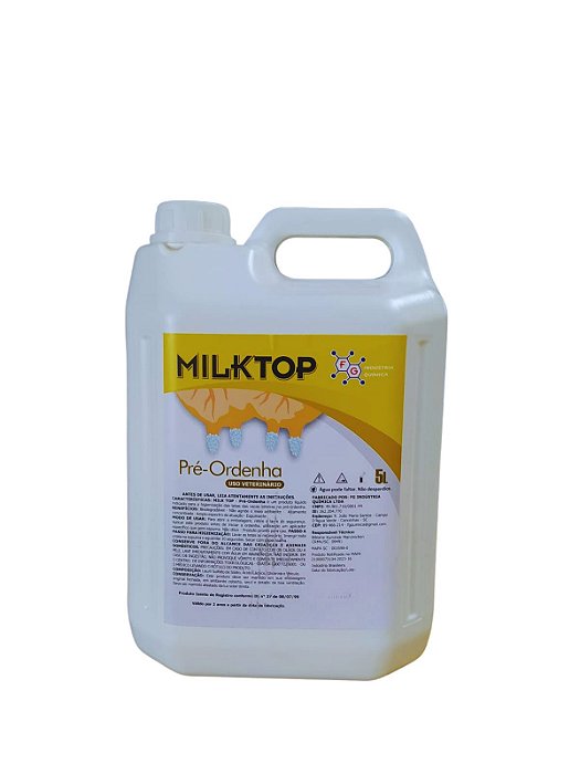Detergente Milk Top Pre Ordenha 5L