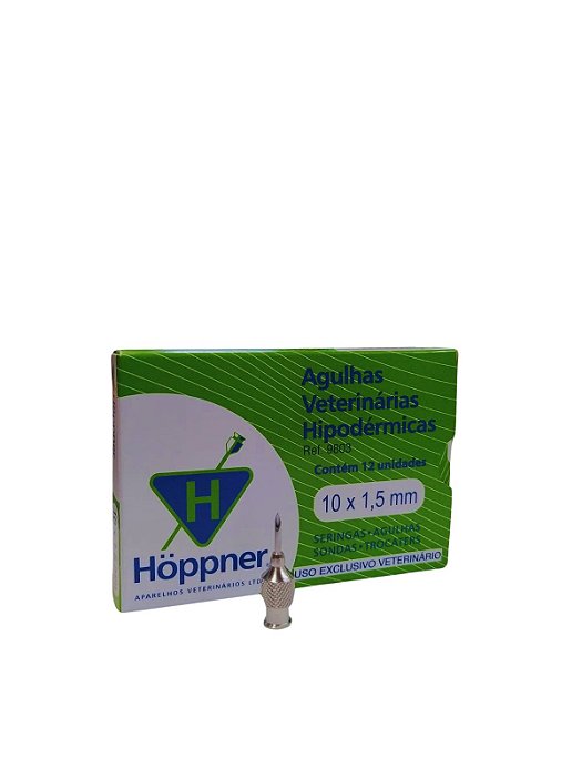 Agulha Vet. Hipodermica 10X15 Hoppner
