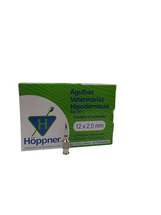 Agulha Vet. Hipodermica 12X20 Hoppner