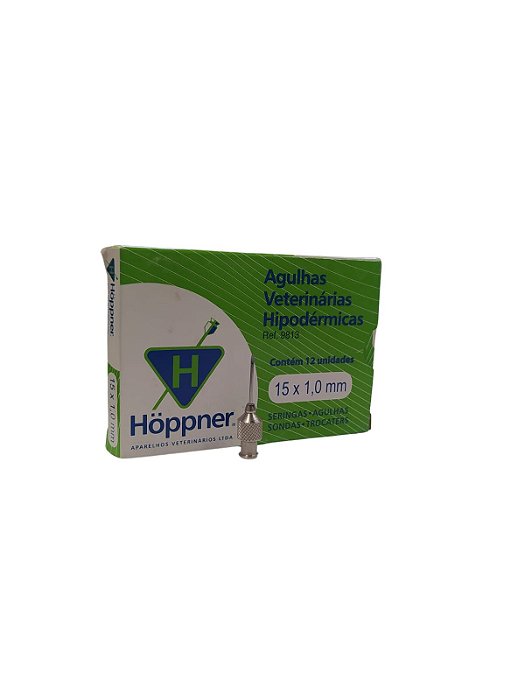 Agulha Vet. Hipodermica 15X10 Hoppner