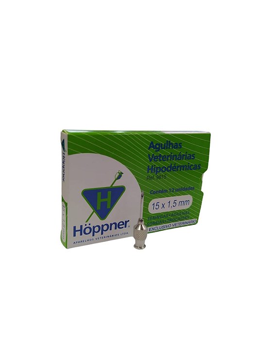 Agulha Vet. Hipodermica 15X15 Hoppner