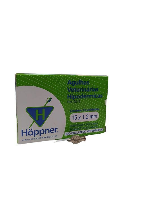Agulha Vet. Hipodermica 15X12 Hoppner