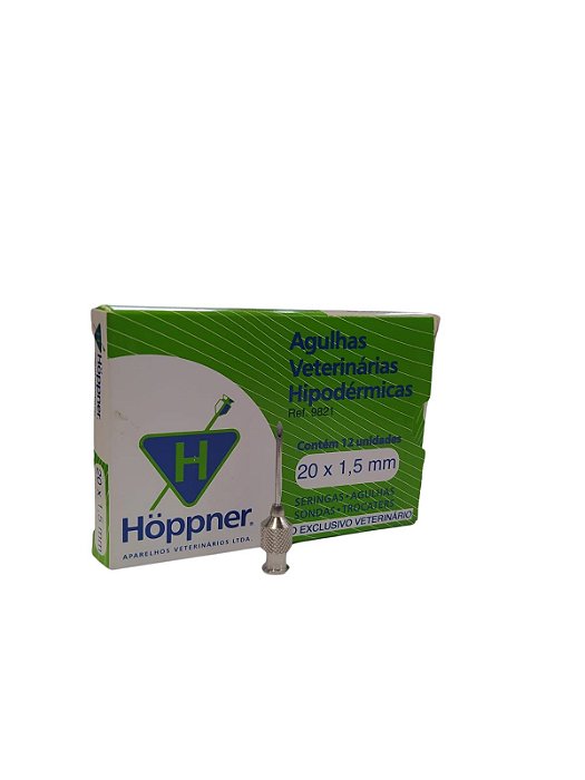 Agulha Vet. Hipodermica 20X15 Hoppner