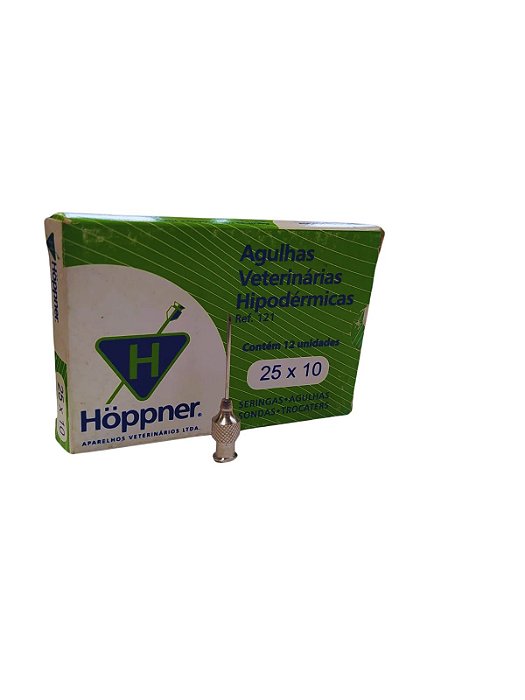Agulha Vet. Hipodermica 25X10 Hoppner