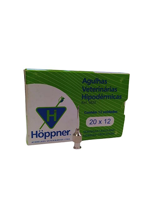 Agulha Vet. Hipodermica 20X12 Hoppner