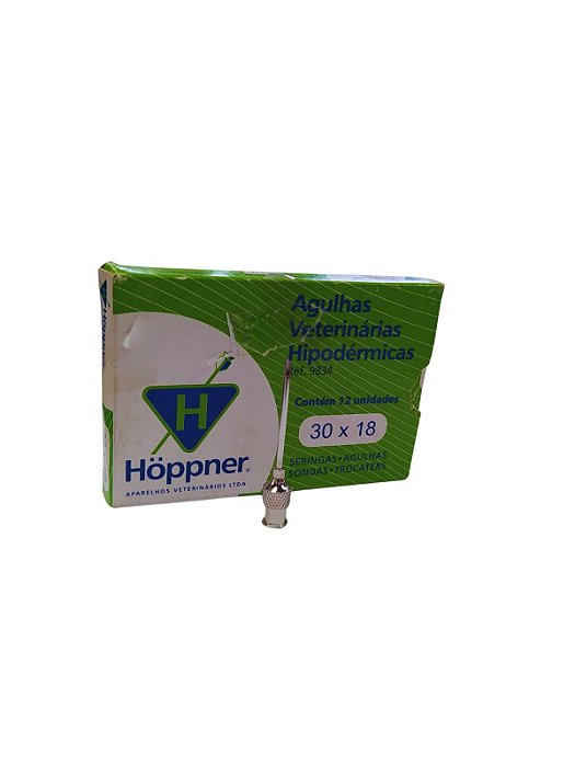 Agulha Vet. Hipodermica 30X18 Hoppner