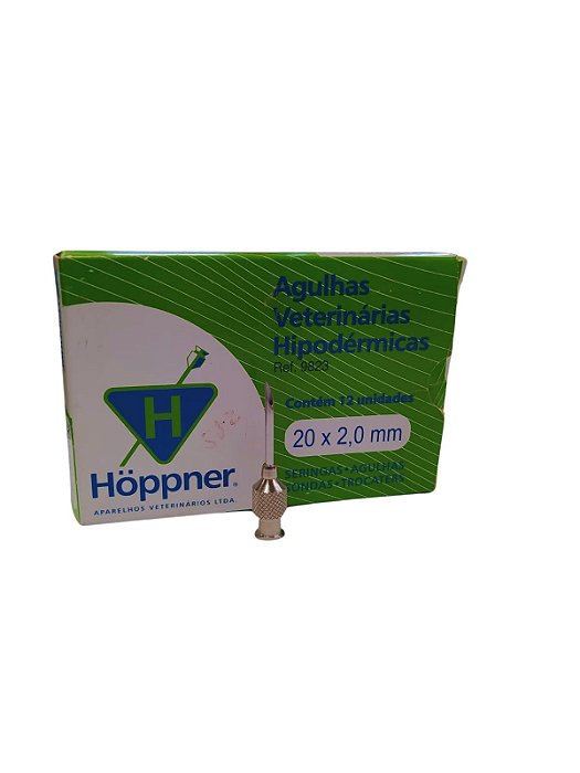 Agulha Vet. Hipodermica 20X20 Hoppner