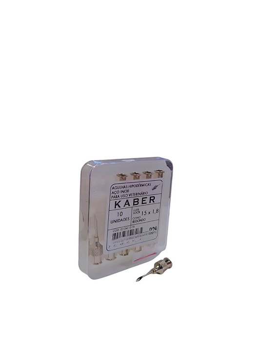 Agulha Hipodermica LL 15X1,8 Kaber