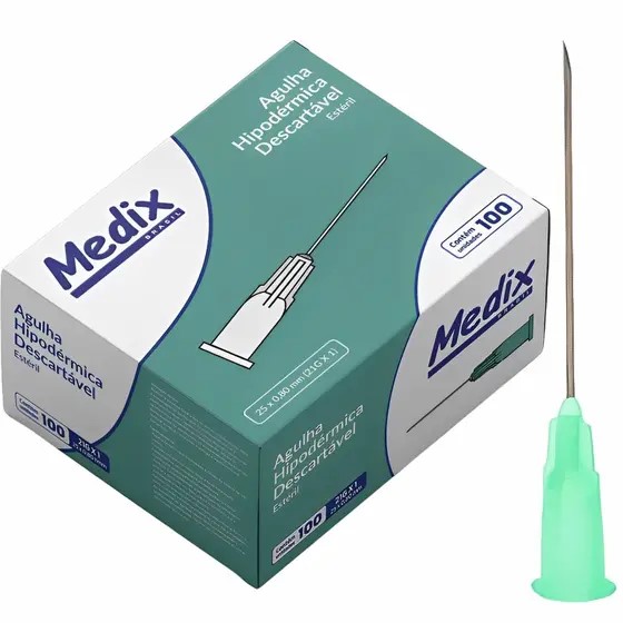 Agulha Descartavel 25 X 08 - Medix