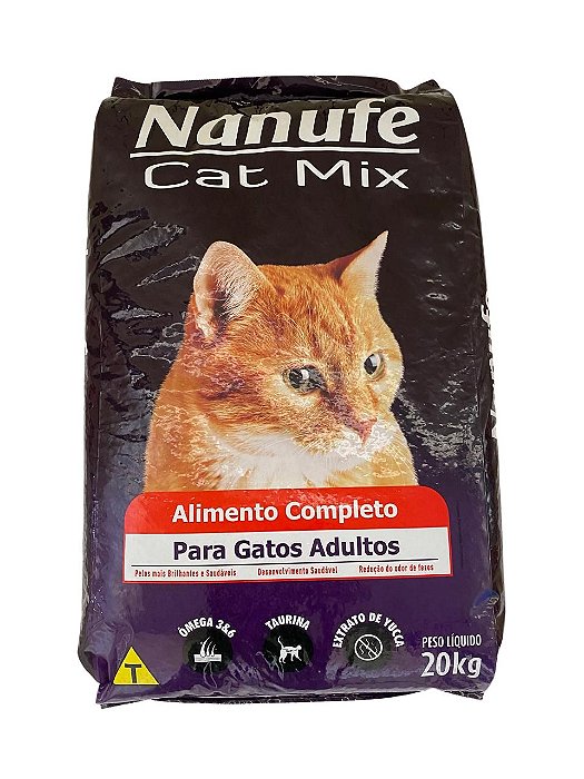 Ração de Gato Nanufe 20 KG