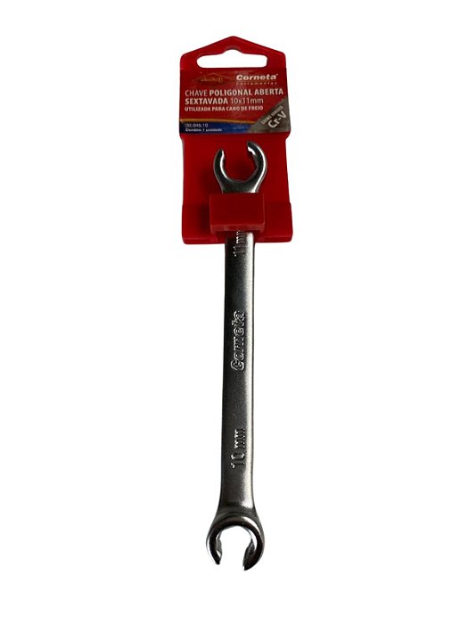 Chave Poligonal Aberta Sextavada 10 x 11 mm - Corneta
