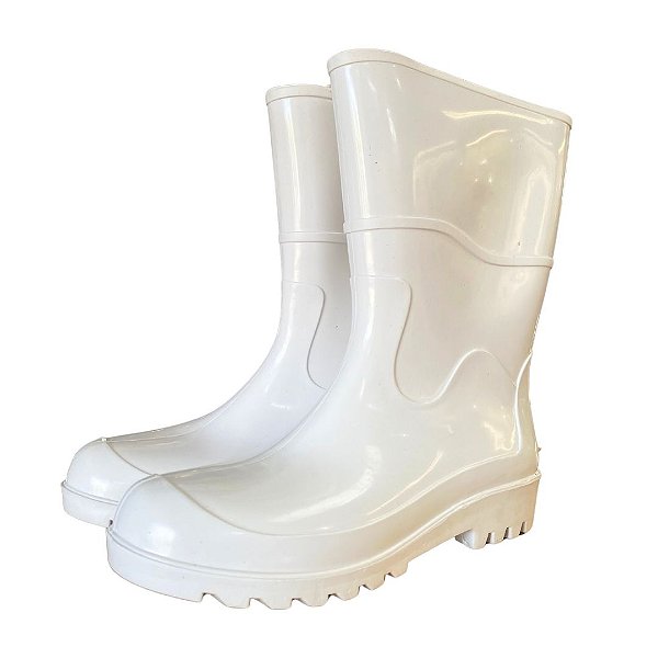 BOTA BASPAN PVC C.MEDIO BRANCA - N 39