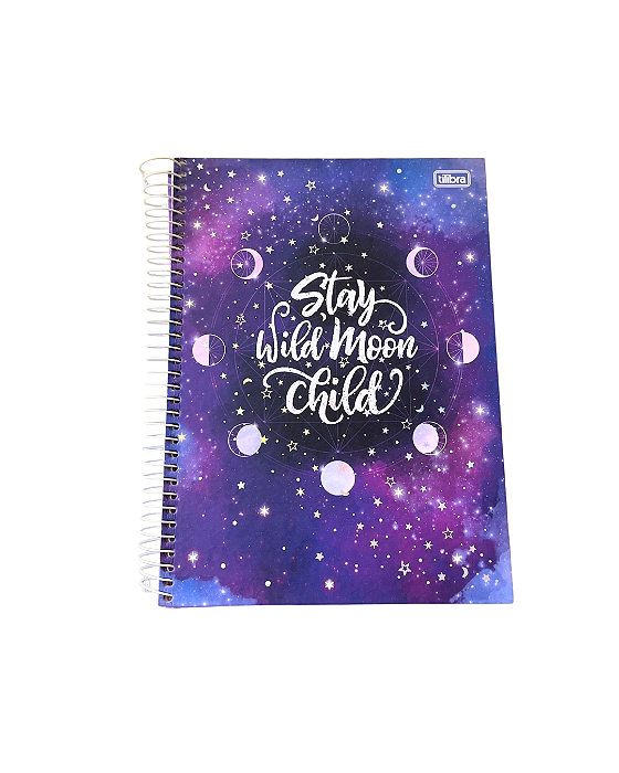 Caderno Espiral 10 Matérias Magic The Moon Tilibra 27x20