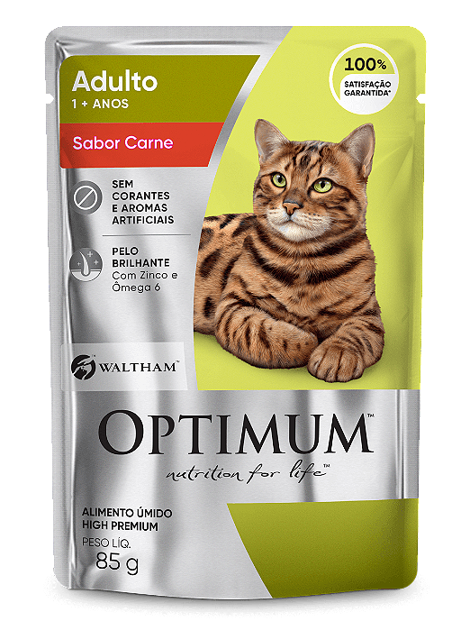 Optimum Cat Sache 85gr Adulto Carne