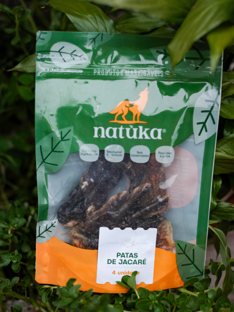 Pata de Jacaré 4un – Petisco Crocante Natuka