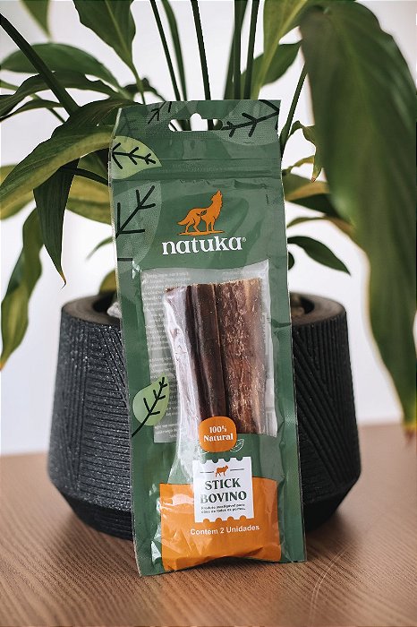 Stick Vergalho Bovino 2un – Petisco Natural Natuka