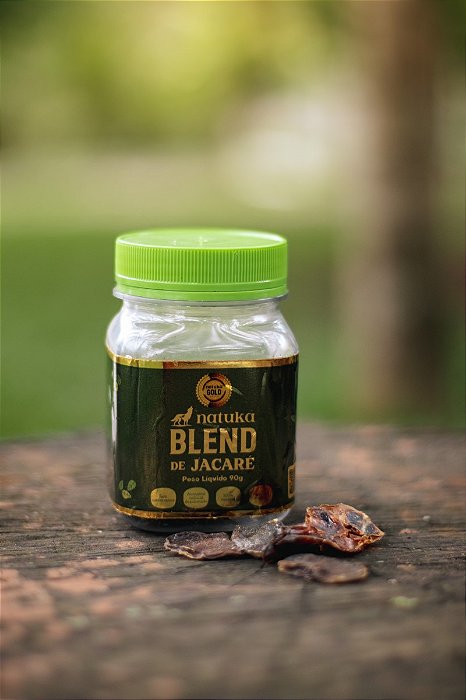 Blend de Jacaré Desidratado 90g – Petisco Saudável Natuka