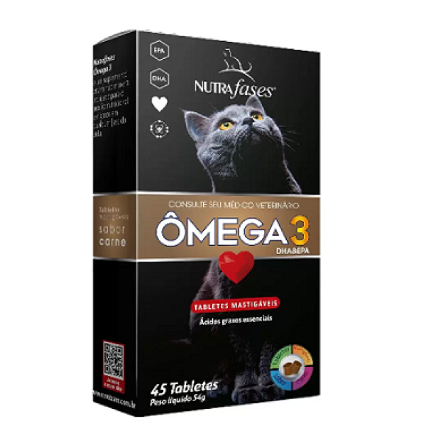 Suplemento Ômega‑3 45 Tabletes – Saúde Nutrafases