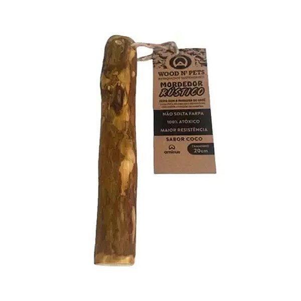 Madeira de Café Natural – Mordedor Sustentável para Cachorro Wood N’ Pets - Rustico