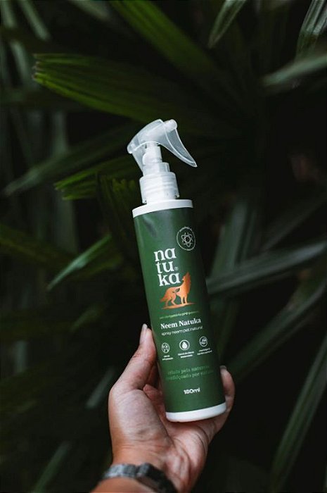 Spray Repelente Hidratante Natural de Neem 200ml – Proteção Pulga e Carrapatos Natuka