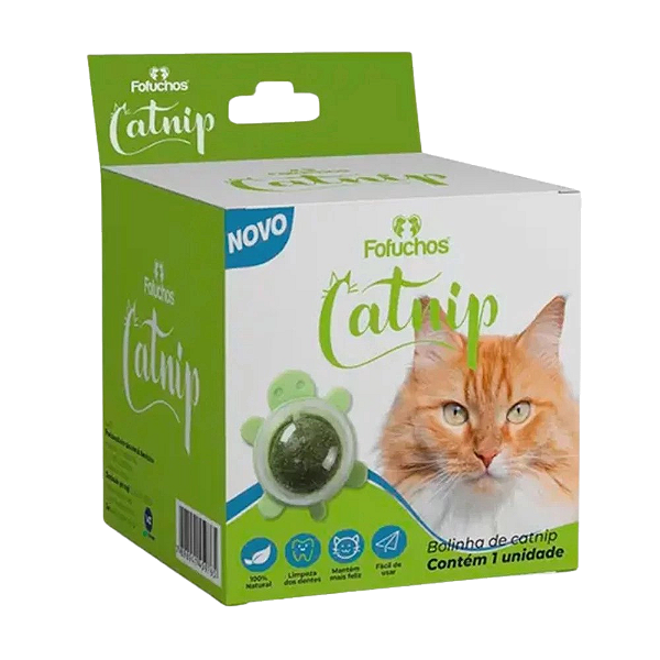 Bola de Catnip Premium para Gatos – Diversão e Relaxamento Fofuchos