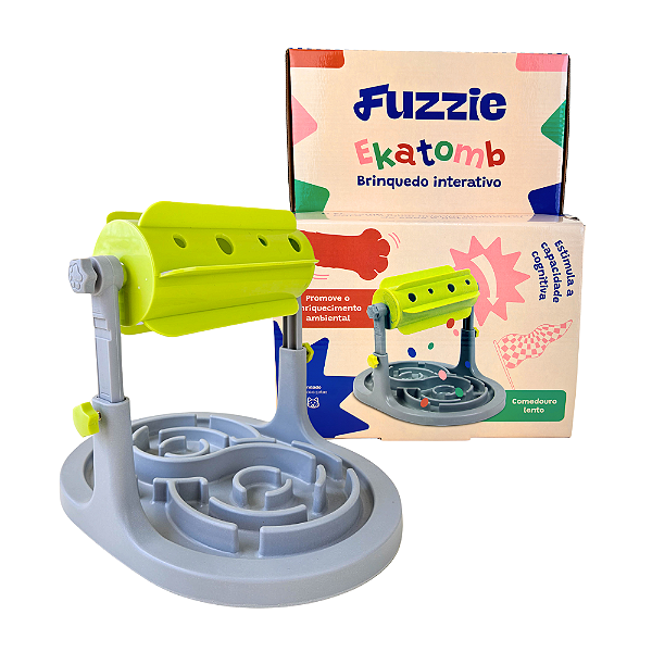 Ekatomb Brinquedo Interativo para Cães e Gatos | Enriquecimento Ambiental  | Fuzzie