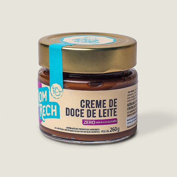 Creme de doce de leite zero adição de açúcares - 260 g