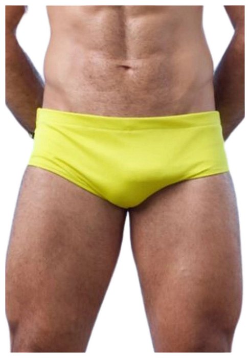 Sunga Slim Canelada Amarela Havana