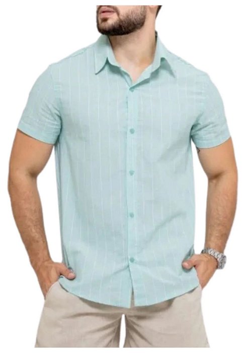 Camisa Estampada Algodão Coral