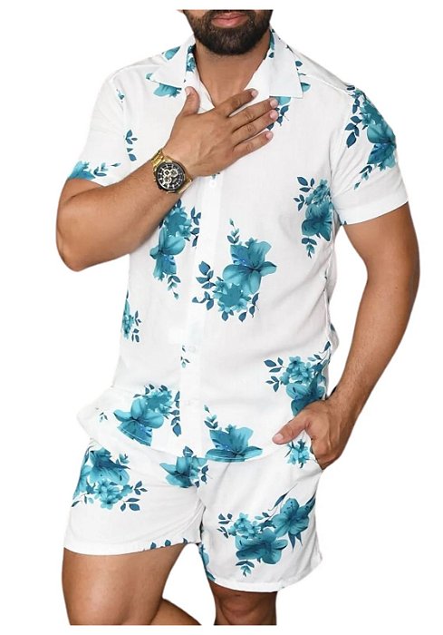 Conjunto Estampado Viscolinho Dunas